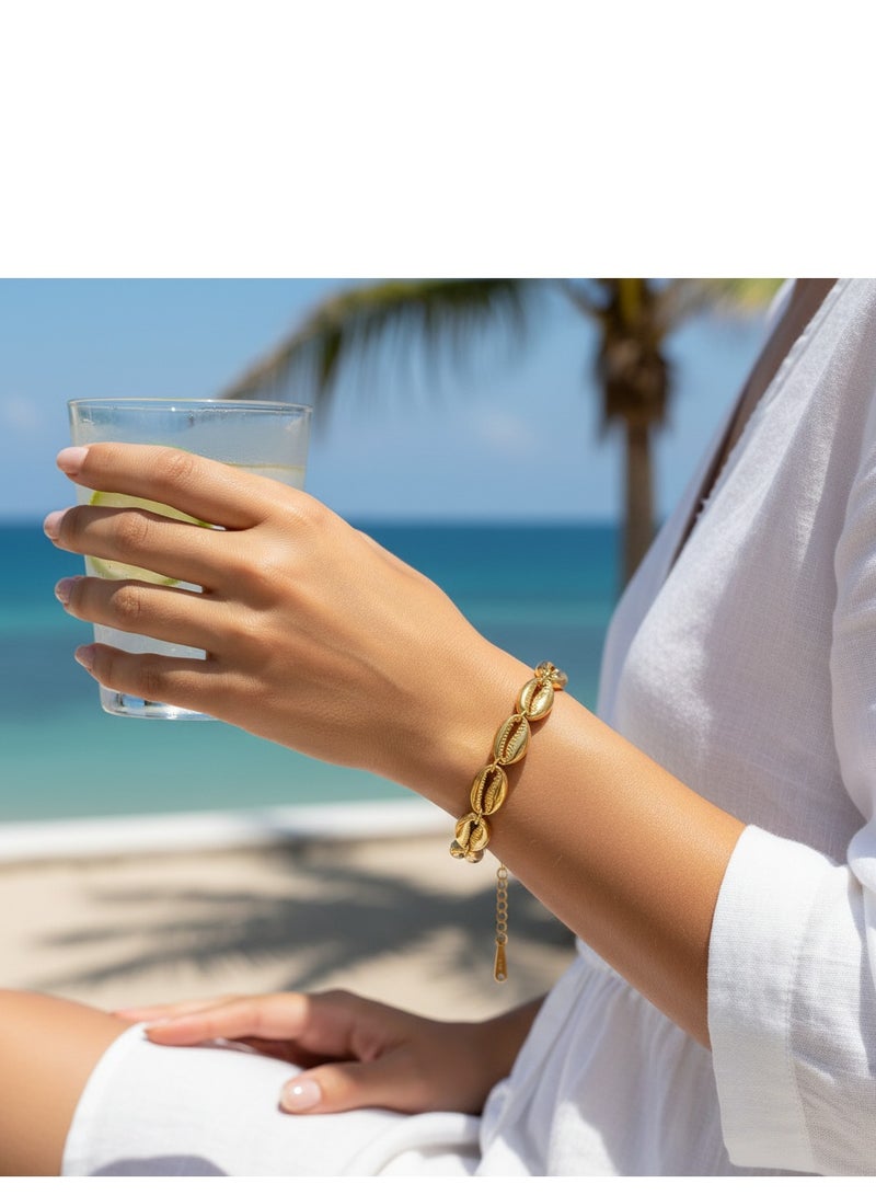 AMETOER Trendy Shell Element Jewelry Set | Personalized High-End Fashion Accessories for Women - Image 3