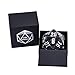 Cusdie Large D20 DND Dice 55mm with Sharp Edges DD 20 Sided Dice Handmade Giant D20 for RPG Table GamesPurple Black Octopus - Image 4