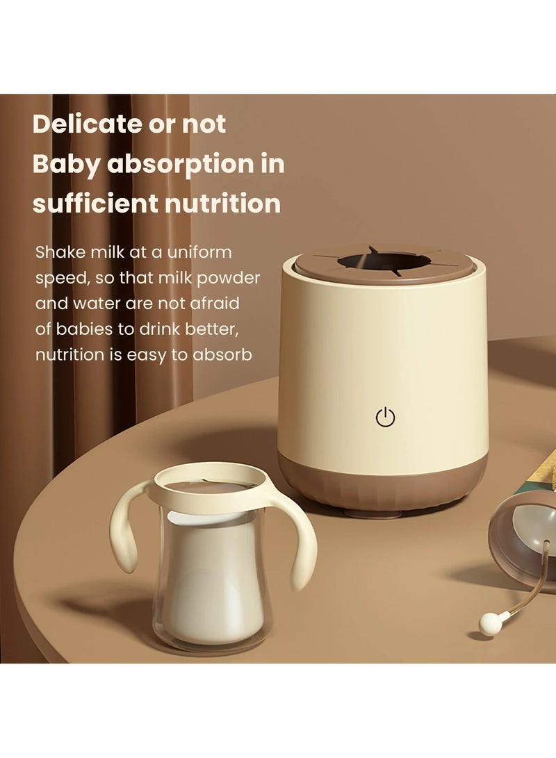 Baby Bottle Smart Milk Shaker 360 Degree Bidirectional Rotation 3 Speed Mode Rechargeable Shaker Bottle 50mm-82mm Diameter for Breastmilk Or Formula Milk  - Image 5