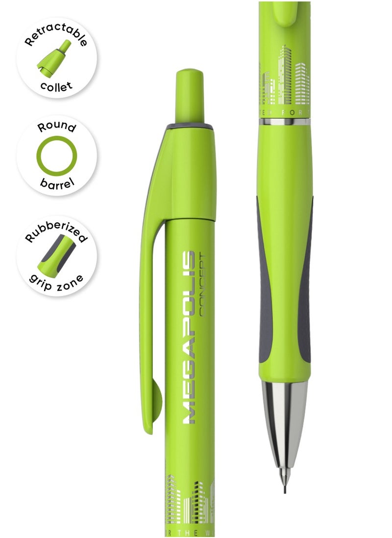 إريك كراوس Set of 1 mechanical pencil MEGAPOLIS Concept with 20 leads 0.7 mm, HB (in blister)  - Image 2