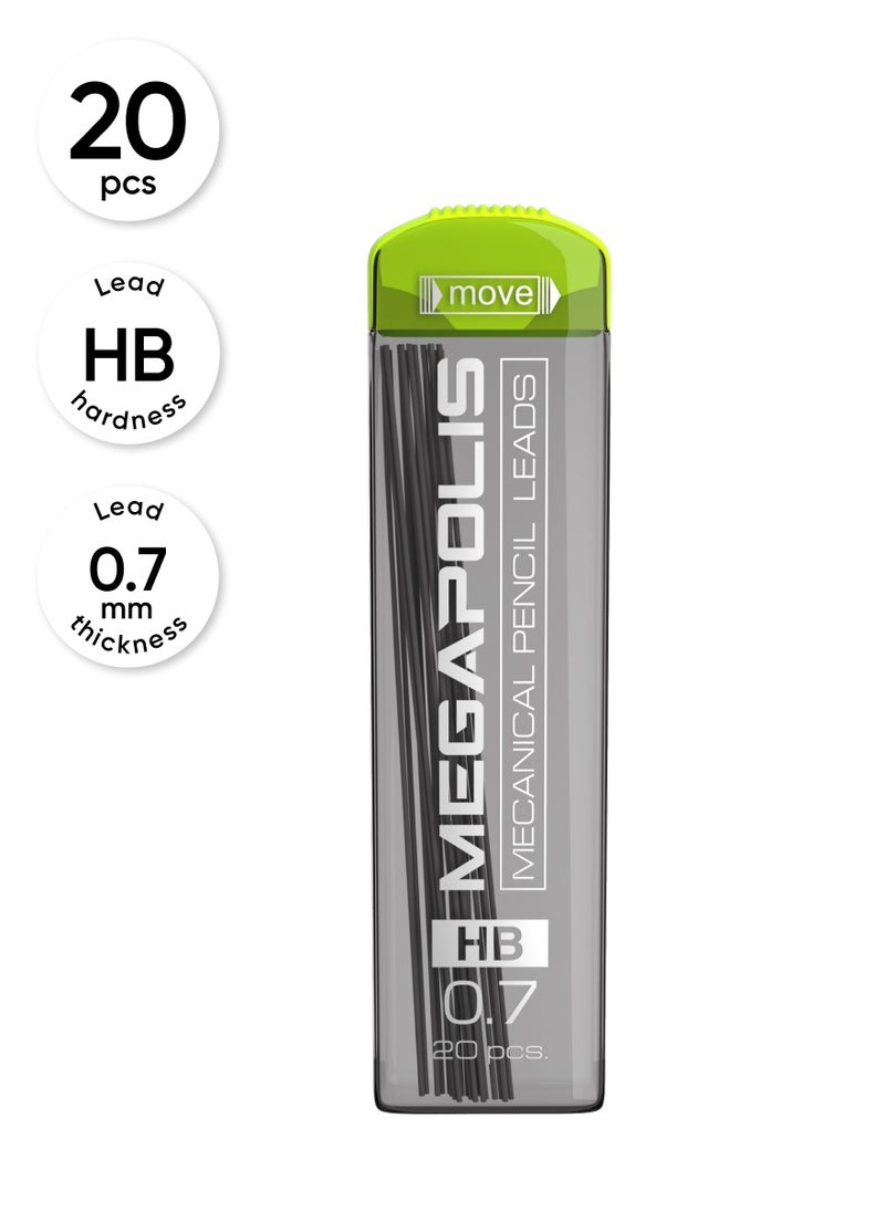 إريك كراوس Set of 1 mechanical pencil MEGAPOLIS Concept with 20 leads 0.7 mm, HB (in blister)  - Image 3