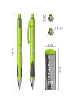 إريك كراوس Set of 1 mechanical pencil MEGAPOLIS Concept with 20 leads 0.7 mm, HB (in blister)  - Image 4