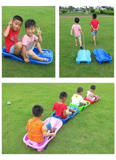 YIJIA HOME GOODS Portable Sled And Lawn Skiing, Drawstring For Children And Boat Sled Sprinters, Pink  - Image 4