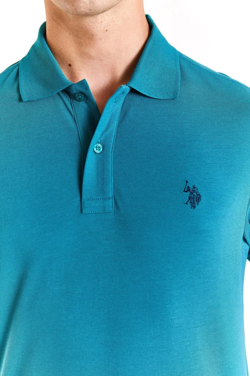 U.S. Polo Assn. Base. Polo Cotton Slim Fit Polo Neck T Shirt Men's Polo Neck T Shirt G081GL0111792406