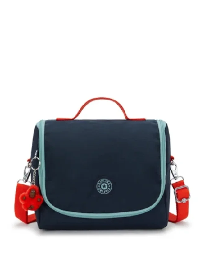 كيبلينغ Kipling New Kichirou Large Insulated Lunch Bag 6L with Trolley Sleeve, Bottle Holder, Adjustable Shoulder Strap and Carry Handle, Unisex Lunchbox, Cosmo Blue C