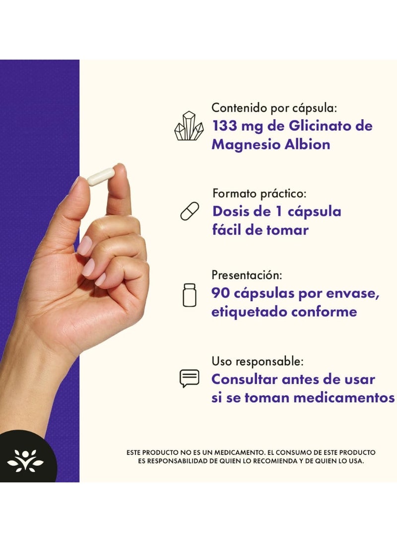 سوانسون ألترا ألبيون مغنيسيوم مخلّب 133 ملغ | 90 كبسولة | مكمل غذائي عالي الامتصاص من المغنيسيوم | يدعم صحة العضلات والأعصاب والعظام - Image 5