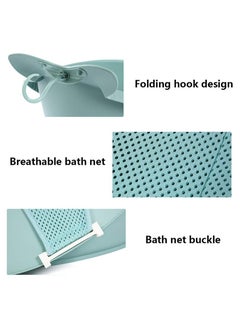 BLOOMING TIME Baby Bath Tub with Adjustable Mesh Support Net - Non-Slip Bathing Basin for 0-6 Years  - Image 3