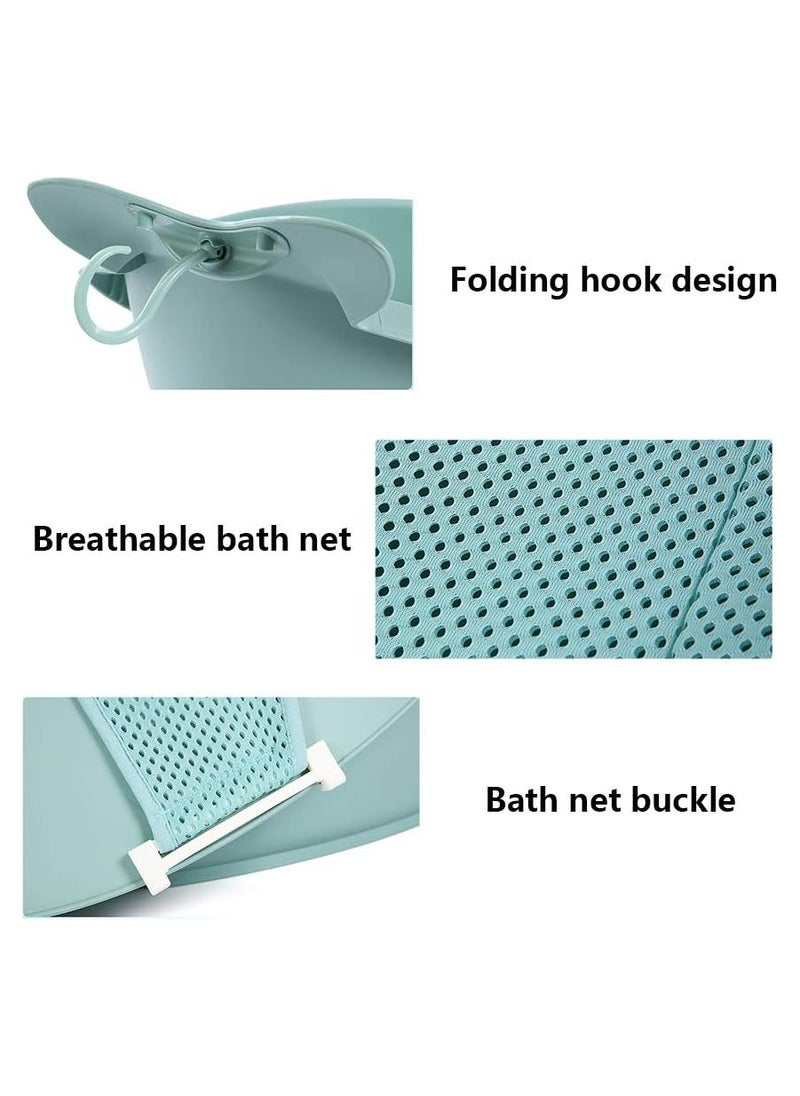 BLOOMING TIME Baby Bath Tub with Adjustable Mesh Support Net - Non-Slip Bathing Basin for 0-6 Years  - Image 3