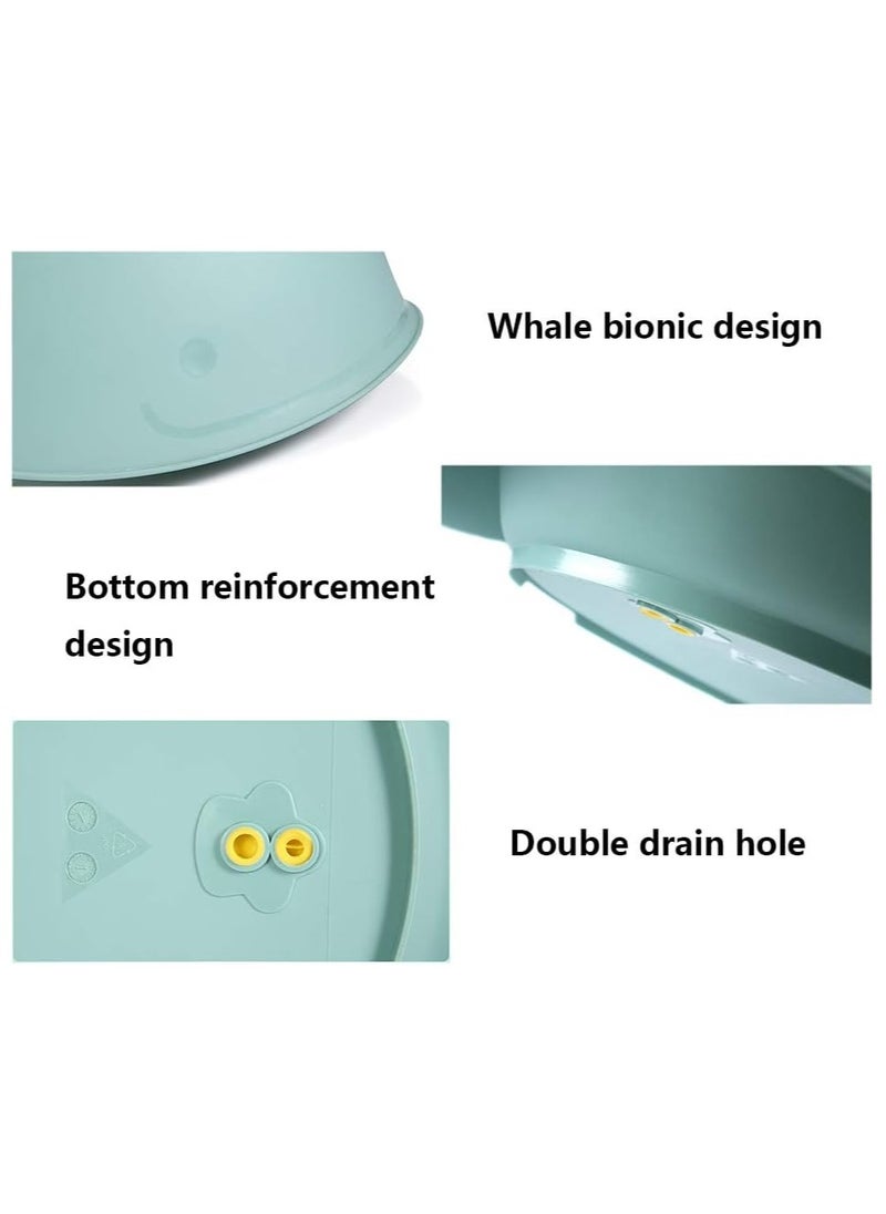 BLOOMING TIME Baby Bath Tub with Adjustable Mesh Support Net - Non-Slip Bathing Basin for 0-6 Years  - Image 5