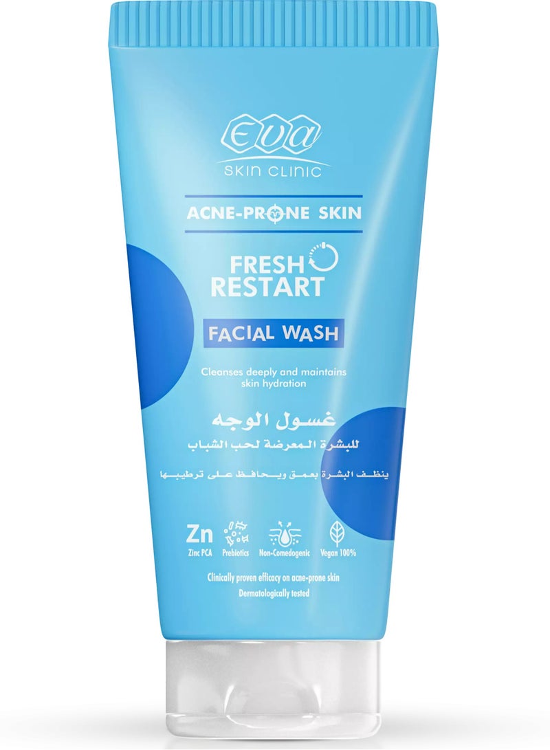 Eva Two Pieces Of Acne Prone Skin Fresh Restart Facial Wash 2x150ml  - Image 2