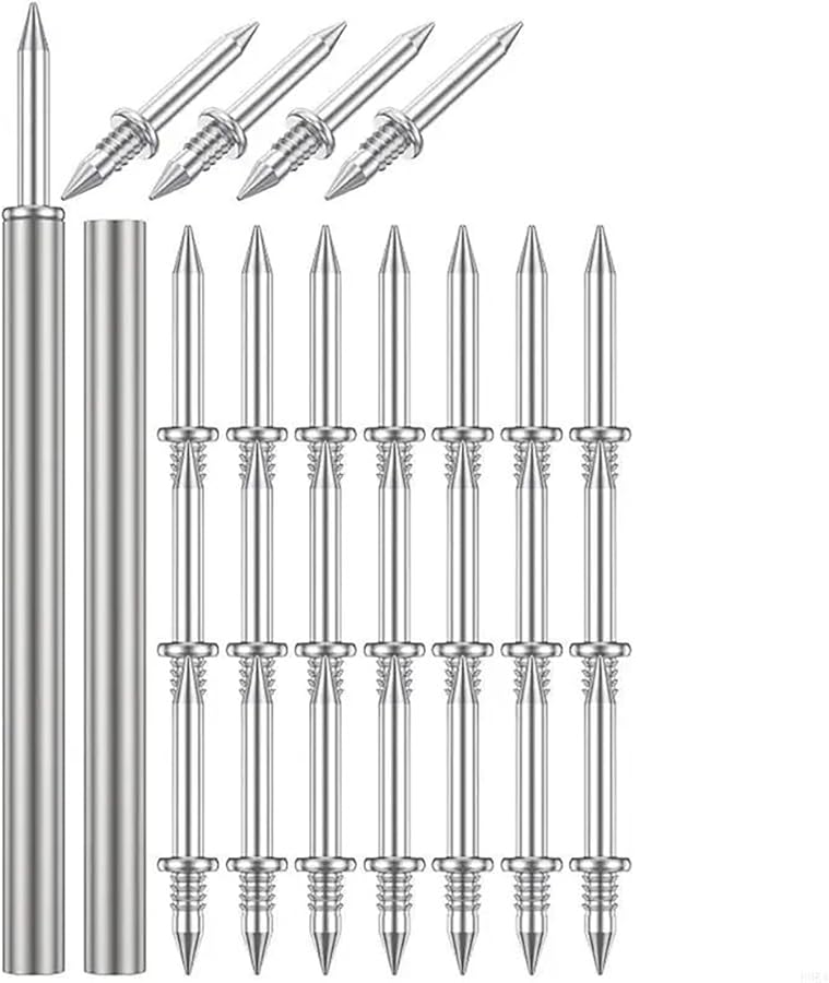 Seamless Double Head Nail 200Pcs Skirting Board Set with Hand Sleeve Tool for Solid Wood Baseboards - Image 4