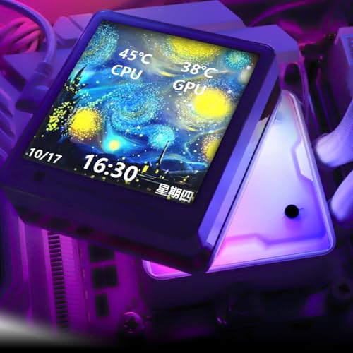 Thermalright Grand Vision 360 ARGB White CPU AIO CoolerPC 360 Specification Water Cooler SystemIPS LCD Screen with 480x480 Resolution and 34inchfor AM4AM5Intel LGA17001851High Performance Pump - Image 3