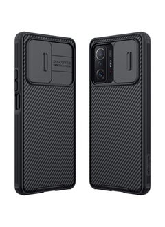 DNGN Compatible with Xiaomi Mi 11T/ 11T Pro Case, Slide Cover Camera Lens Protection Case for Xiaomi Mi11T and Mi 11T Pro 6.67" Black