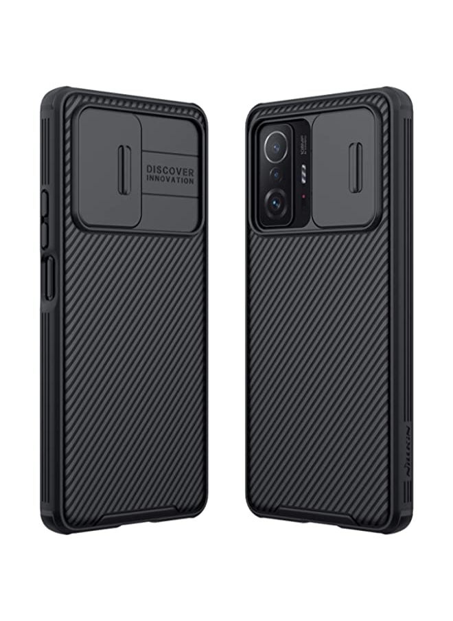 IAF - DNGN Compatible with Xiaomi Mi 11T/ 11T Pro Case, Slide Cover Camera Lens Protection Case for Xiaomi Mi11T and Mi 11T Pro 6.67" Black - Image 1