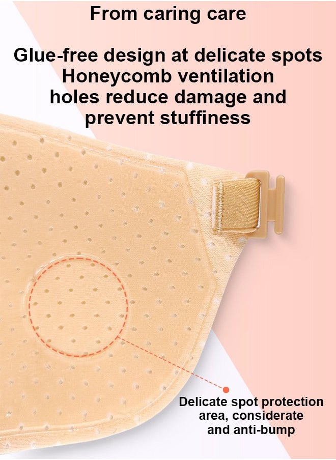 ZCM-HAPPY - 2-Piece Women Push Up Backless Strapless Adhesive Nipple Cover Silicone Front Closure - Invisible Front Closure Bra - Image 1