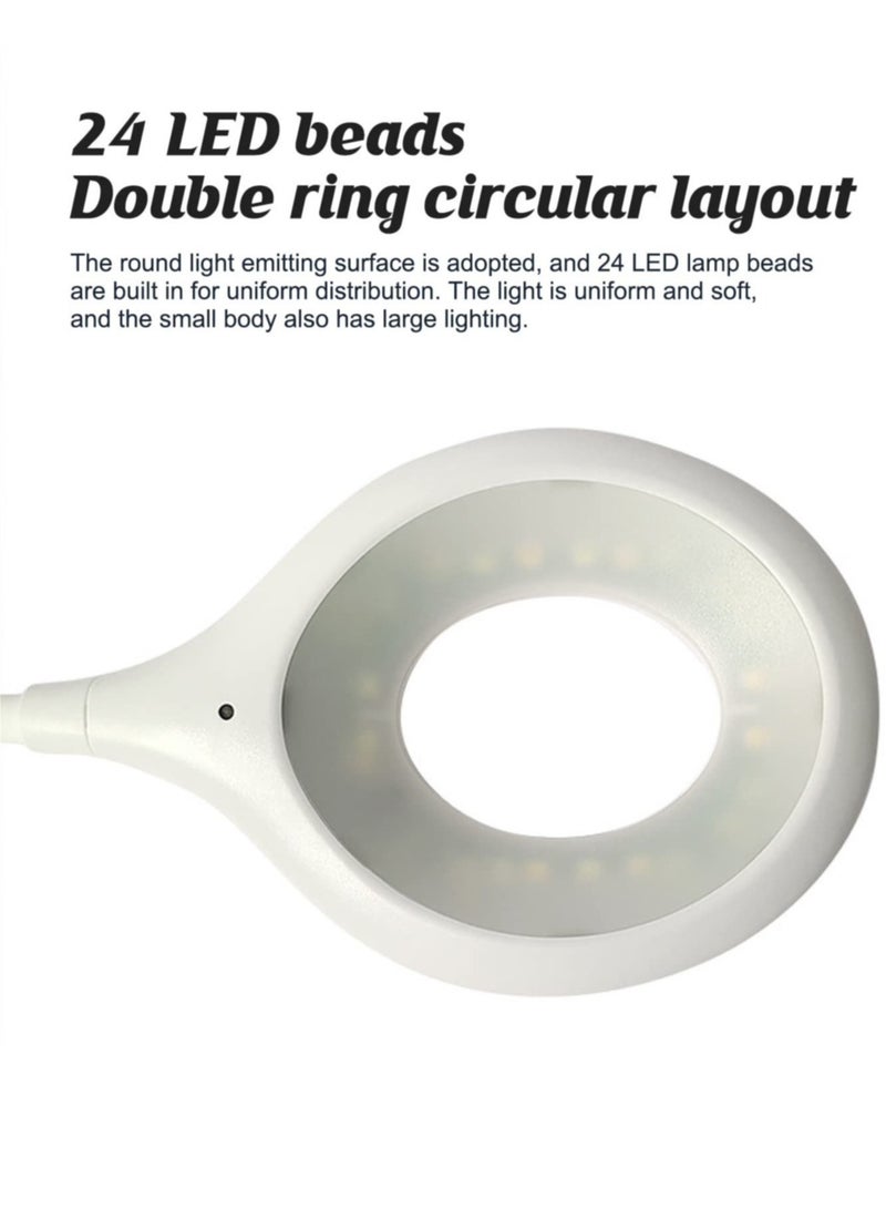 USB Smart Voice Control LED Lamp for Bedroom Living Room Dorm Home Office Table Lamp Desk Lamp Beside Lamp Intelligent Voice Night Light Saving Energy - Image 3