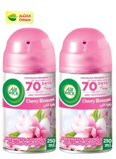 Air Wick Airwick ِAir Refresher Cherry Blossom Scent, 2×250ml 
