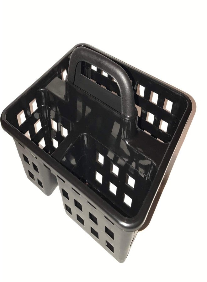 Greenbrier Small Utility Shower Caddy Tote - Black (Black)
