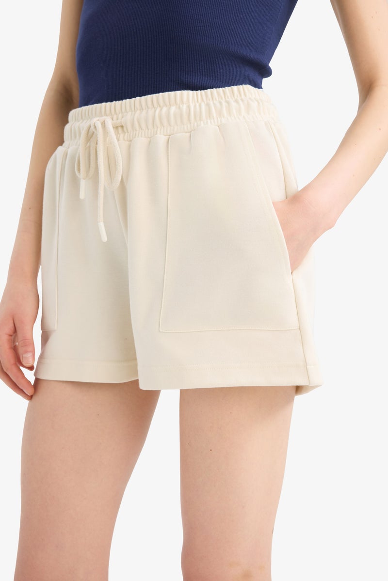 DeFacto Woman Regular Fit Flexible Waist Bermuda Shorts  - Image 5