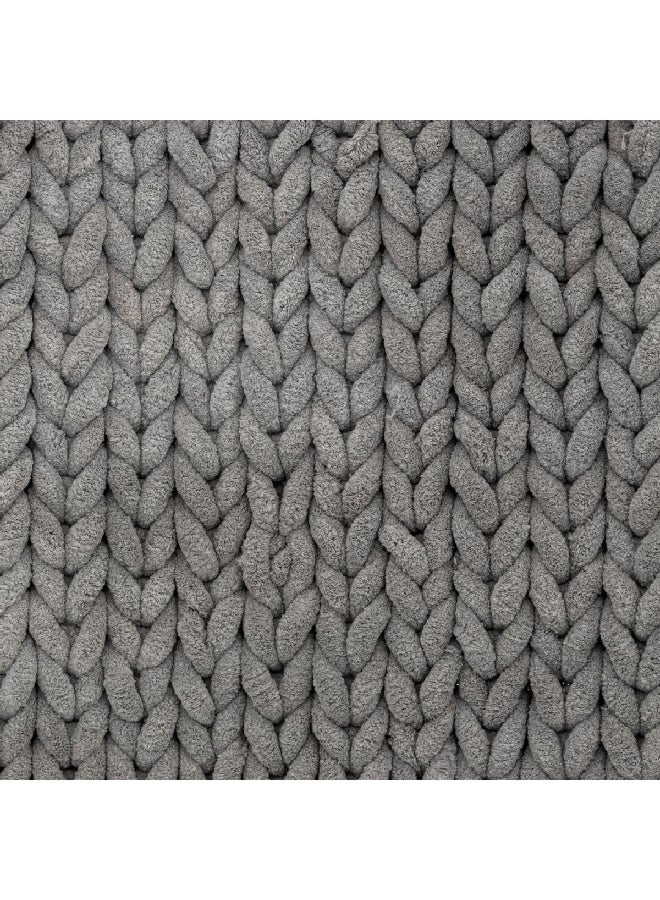 Five Simply Smart Thick Rectangular Bath Mat Grey 50 x 120 cm 174727B - Image 3