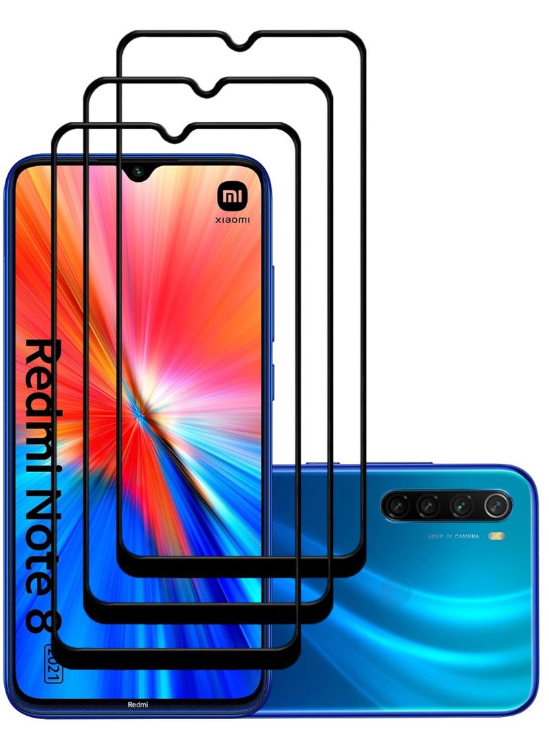 ACLIX 3 Pieces Antistatic ESD Dustproof Premium Quality High Definition Tempered Glass Screen Protector Designed For Xiaomi Redmi Note 8 - Image 1