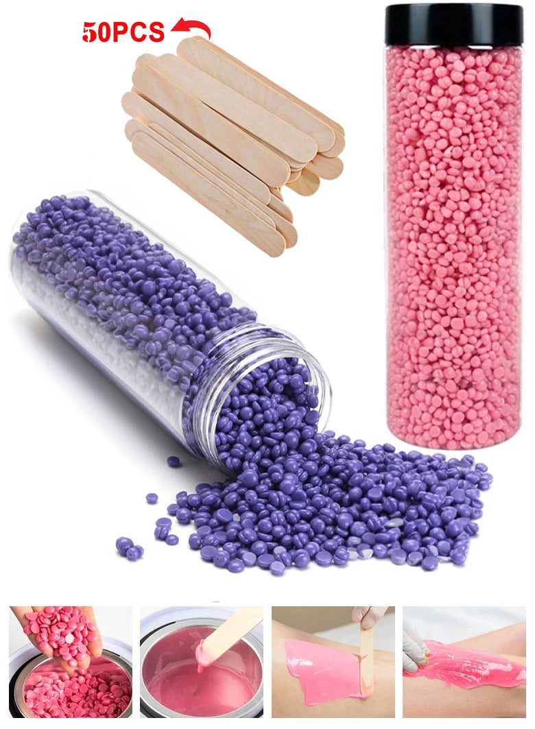 كونسونج بيوتي عبوة حبيبات شمع ساخن لإزالة الشعر من 2×400گرام - Image 1