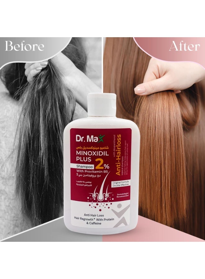 Dr. Max Minoxidil Plus 2% with Provitamin B5 250ML - Image 4