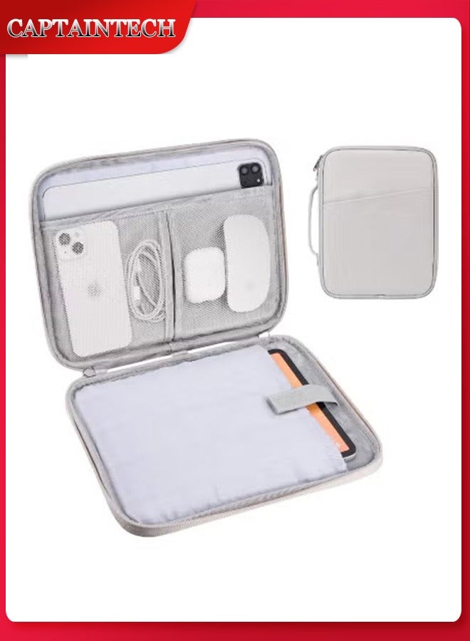 Captaintech Universal Tablet Sleeve Case for 10-11 Inch iPads u0026 Galaxy Tabs – Fits iPad Pro/Air (2022-2024), iPad 10.2/10.9 u0026 Tab A8 10.5 | Protective Padded Bag ﻿ - Image 1
