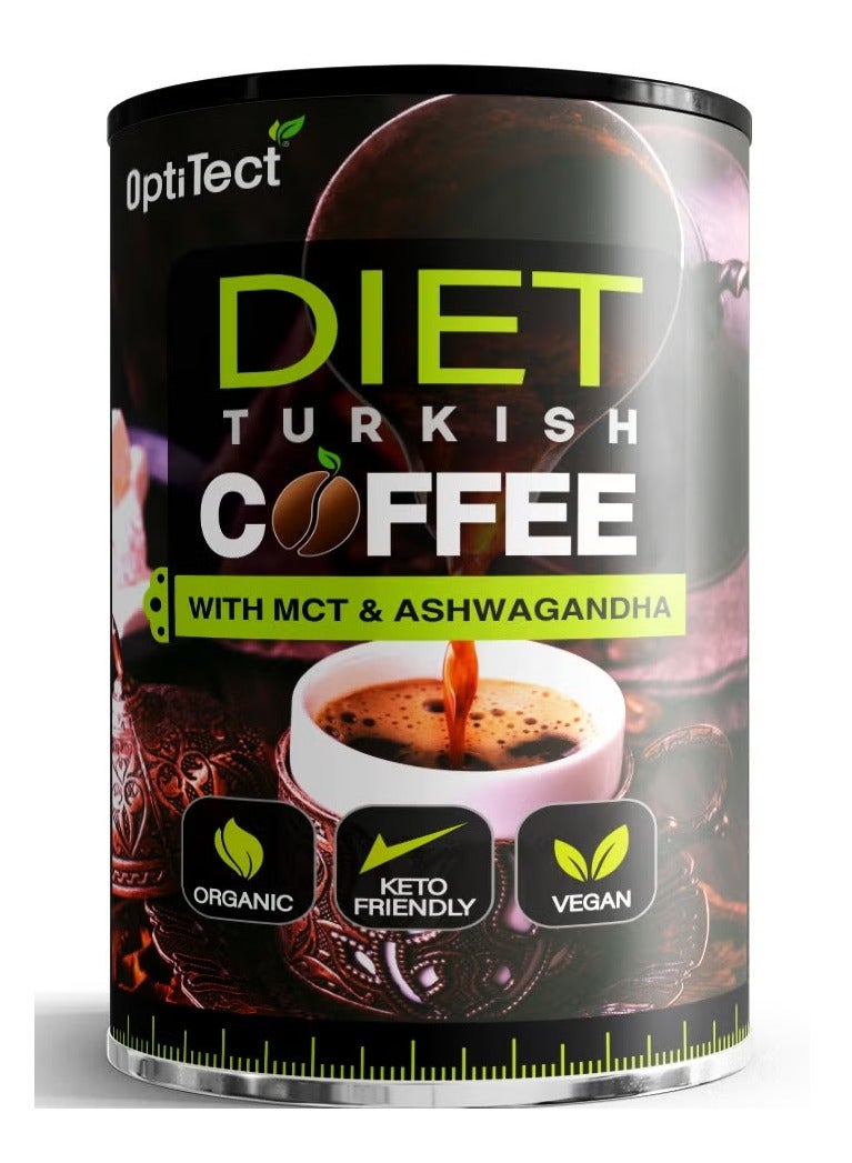 Diet Turkish Coffee + Ashwagandha, 10 sachets, Keto Friendly, Vegan