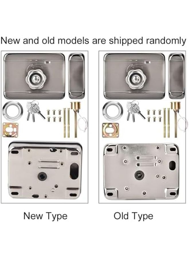 Silver Zinc Alloy Electronic Door Access Control System Single Head Lock Smart Home Office - Image 3