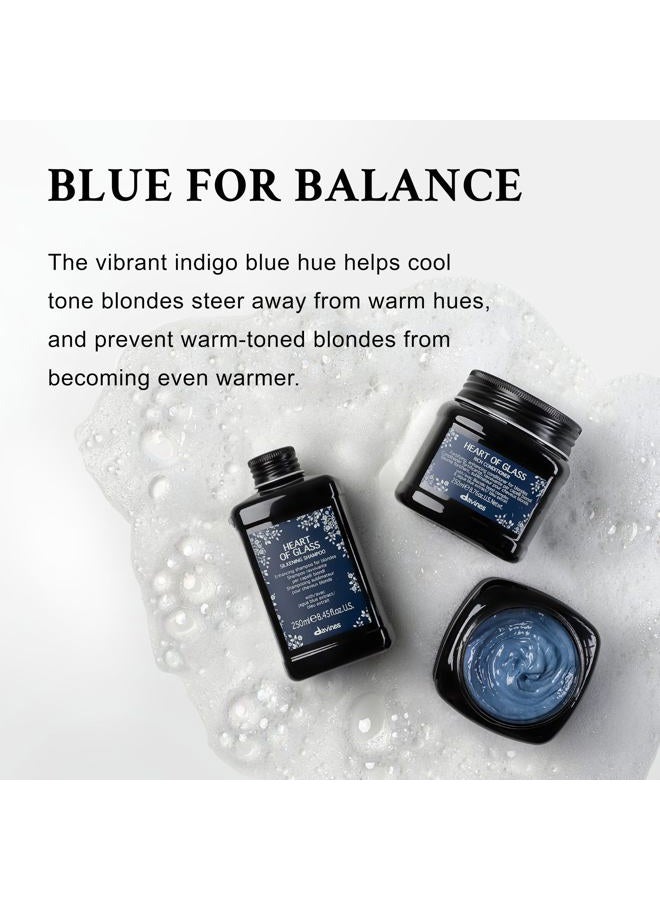 Davines Heart of Glass Silkening Shampoo for Blonde Care, 8.45 fl. oz. (Pack of 1), Black - Image 4