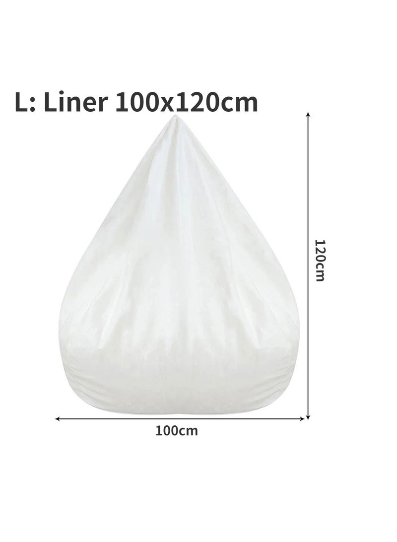 ارواق غطاء كرسي بين باج كبير مريح للاستخدام الخارجي بدون حشوة غطاء أريكة قابل للإزالة والغسل مع بطانة داخلية قابلة للتبديل