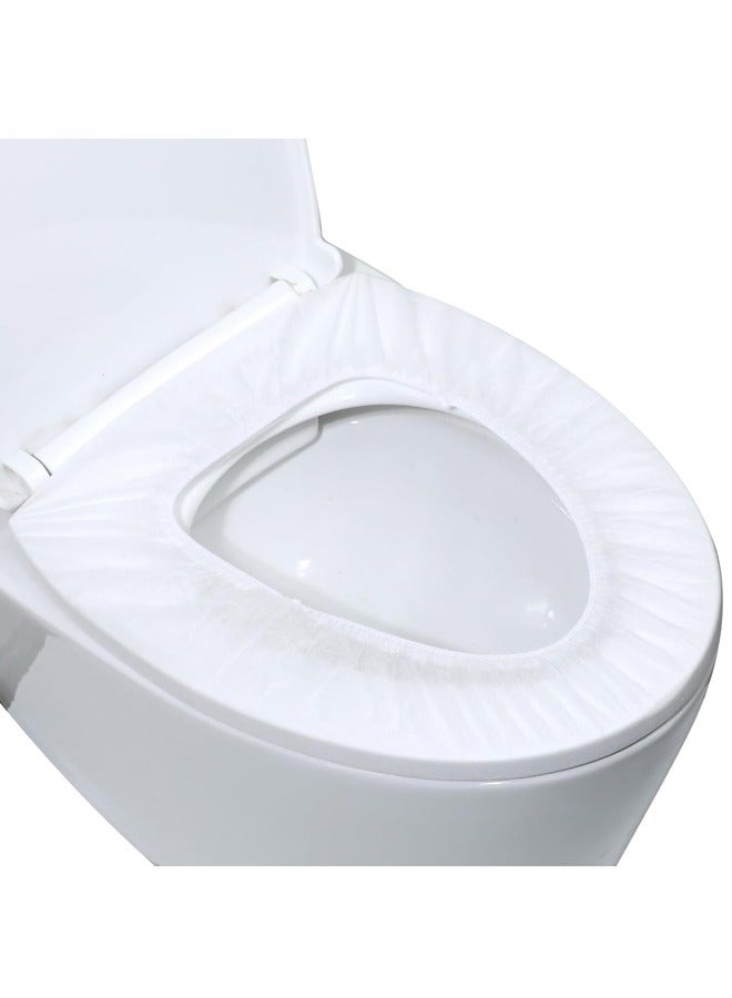 10 Pack Disposable Toilet Seat Covers for Travel Toilet Seat Mat Portable Disposable Toilet Seat Covers for Outing Hotel Hospital Public Toilet (Individual Package) - Image 1
