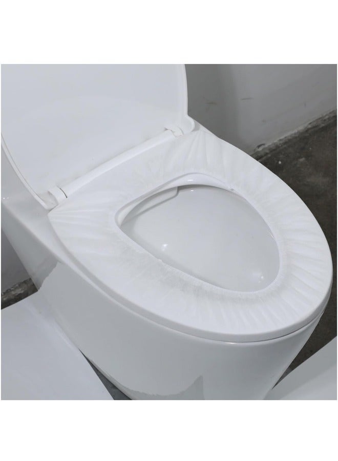 10 Pack Disposable Toilet Seat Covers for Travel Toilet Seat Mat Portable Disposable Toilet Seat Covers for Outing Hotel Hospital Public Toilet (Individual Package) - Image 4