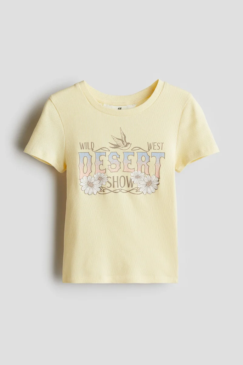 H&M Print-motif cotton top