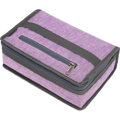 FlowFly Small Insulated Lunch box Portable Soft Bag Mini Cooler Thermal Meal Tote Kit with Handle for Work School Purple