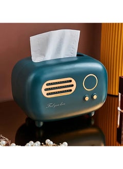 Haidue Tissue Box Retro Desktop Paper Storage Antique Dispenser Storage Box Napkin Organizer Decorative Box Office Tissue Wet Wipes Storage Box For Home Office Bathroom  - Image 1