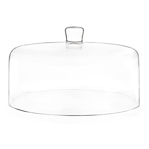 Galashield Glass Cake Dome, Cake Cover Lid for Freshness and Display | 12" Diameter - Image 1