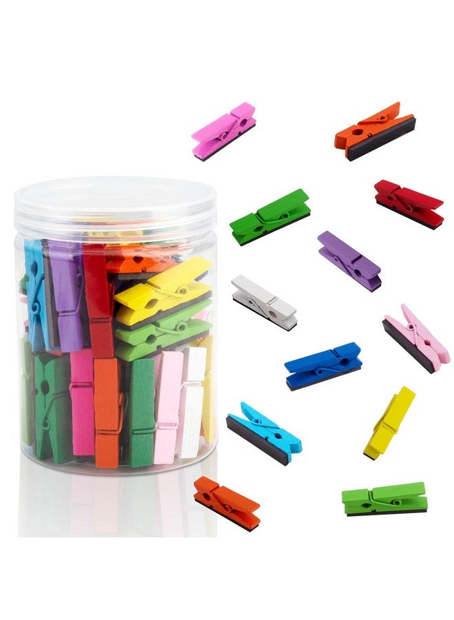 Deoot Deoot 30 Pack Multicolored Magnetic Clips Fridge Magnet with Clips Refrigerator Magnets for Whiteboard Dry Erase Magnets for Teaching Supplies Office Home - Image 1