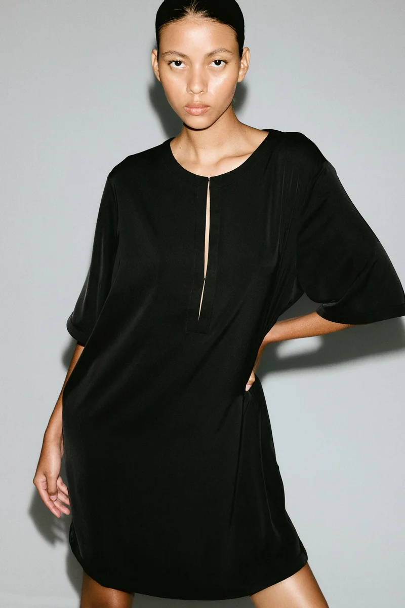 H&M Twill shift dress