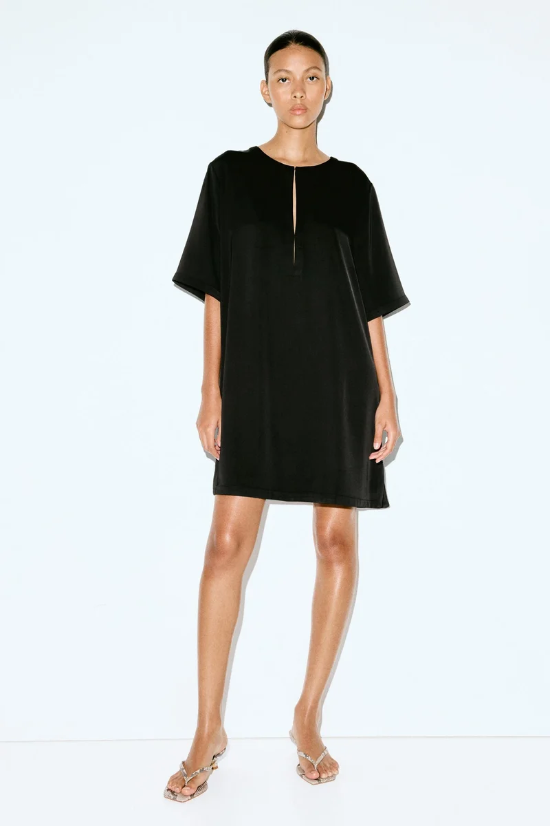 H&M Twill shift dress