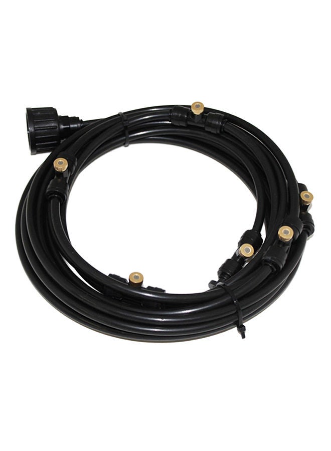 NIBEMINENT Watering Line Misting Cooling System Black 18meter 