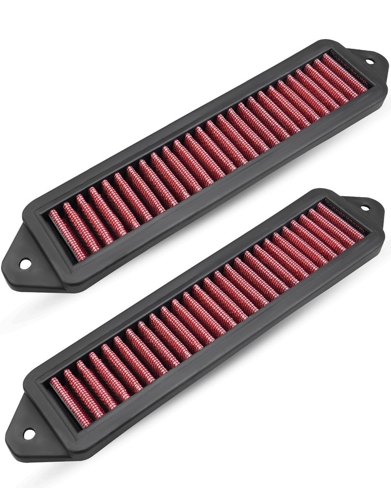 Tavaski Cabin Air Cowl Filter Fit for B-MW E Chassis E82 E88 E90 E91 E92 E93 X1 335i 135i 328i Air Filters, Red - Image 1