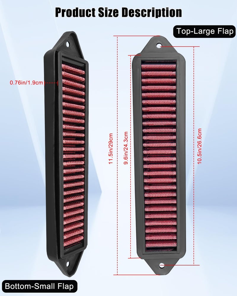 Tavaski Cabin Air Cowl Filter Fit for B-MW E Chassis E82 E88 E90 E91 E92 E93 X1 335i 135i 328i Air Filters, Red - Image 4