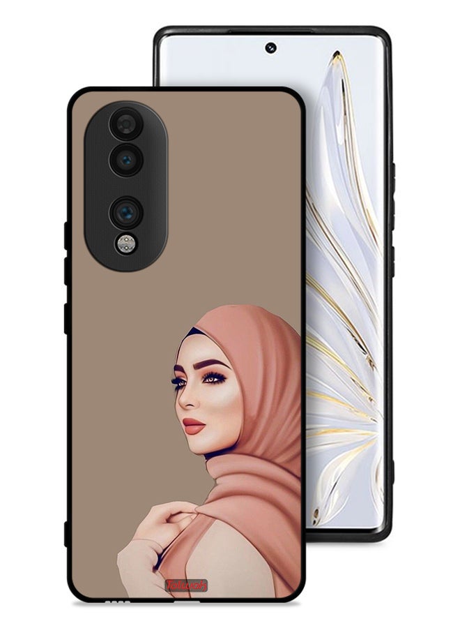 Tolwak Honor 70 Protective Case Cover Beautiful Hijab Girl - Image 1