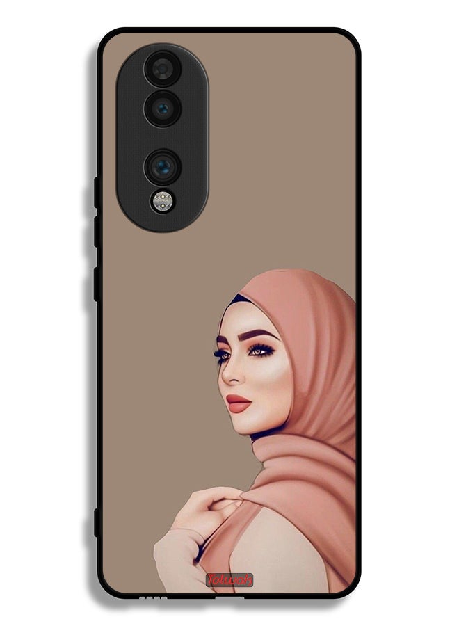 Tolwak Honor 70 Protective Case Cover Beautiful Hijab Girl - Image 2