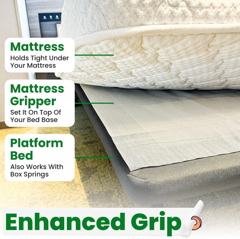 ECOHomes Non Slip Mattress Gripper Pad Stop Mattress, Keep Topper from Sliding - Anti Slip Grip Pads Holder Stop Couch Cushion, Sofa Cushions, Patio & Furniture to Prevent Sliding (Full/Full XL) - Image 3