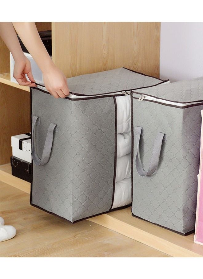 4 Pcs Large Capacity Storage Bag Organizer with Reinforced Handles and Clear Windows