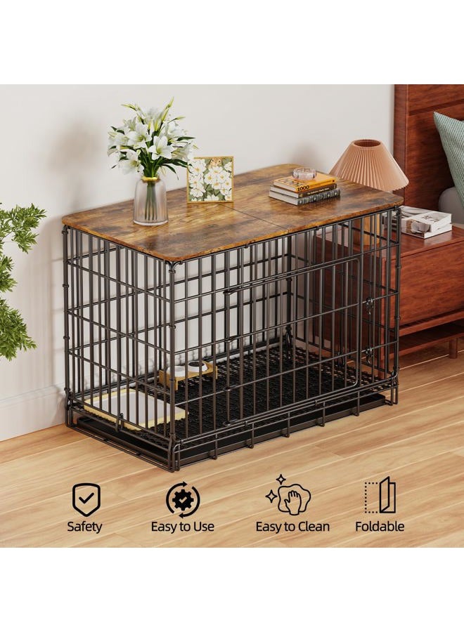 GooComfy 48in Wood Dog Kennel Topper - Image 4