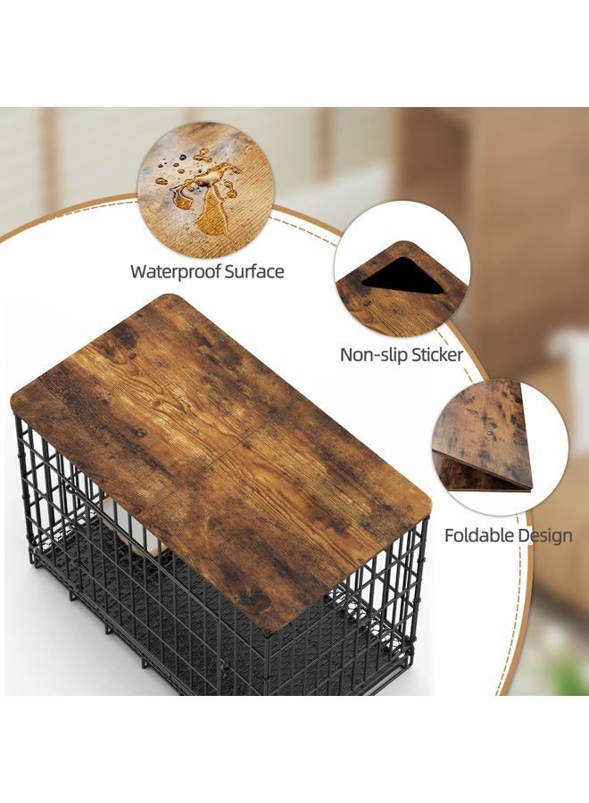 GooComfy 48in Wood Dog Kennel Topper - Image 3